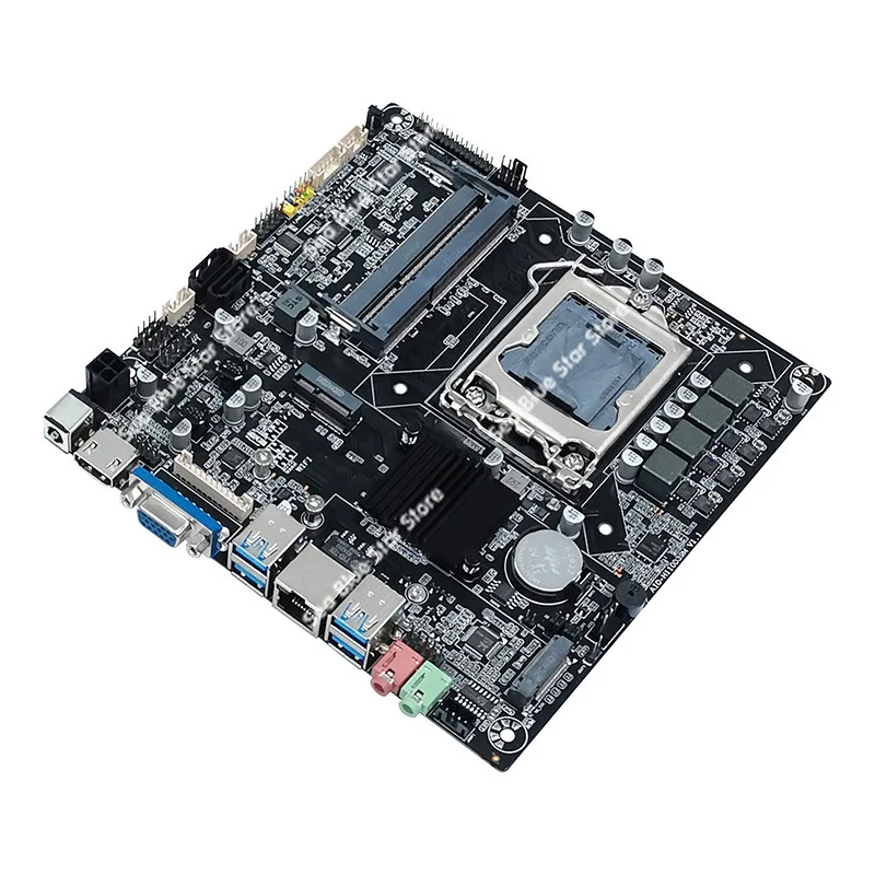 New industrial  board H110 all-in-one computer main board DDR3 dual memory 12-19V with NVME M.2 support 6-9th generation CPU