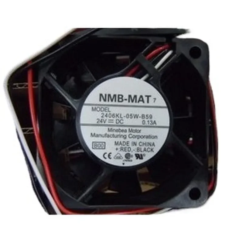 Original NMB 6015 24V 0.09A 2406KL-05W-B49/B40 Cooling Fan for Electronics Enclosures and Industrial Equipment