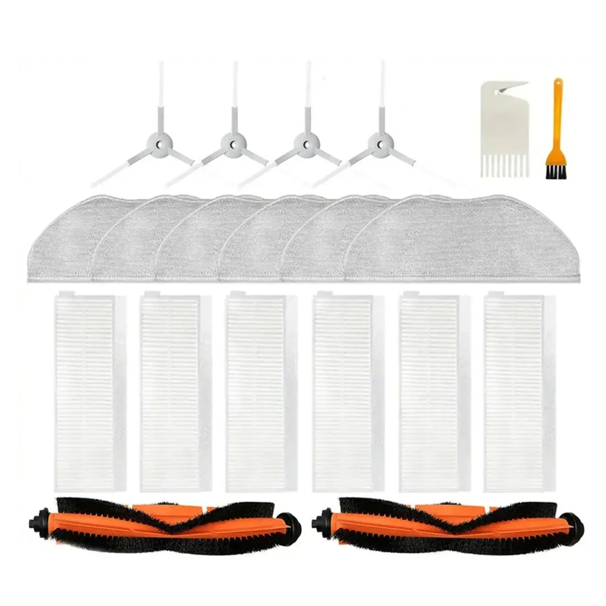 สําหรับ Viomi V3 Max หุ่นยนต์เครื่องดูดฝุ่นอุปกรณ์เสริม V-RVCLM27B หลักแปรงด้านข้าง Hepa Filter Mop Rag เปลี่ยน