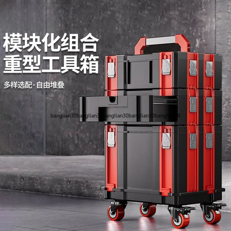 Electrical  Heavy Duty Module Assemblable Storage Hardware Tools Multifunctional Plastic Toolbox