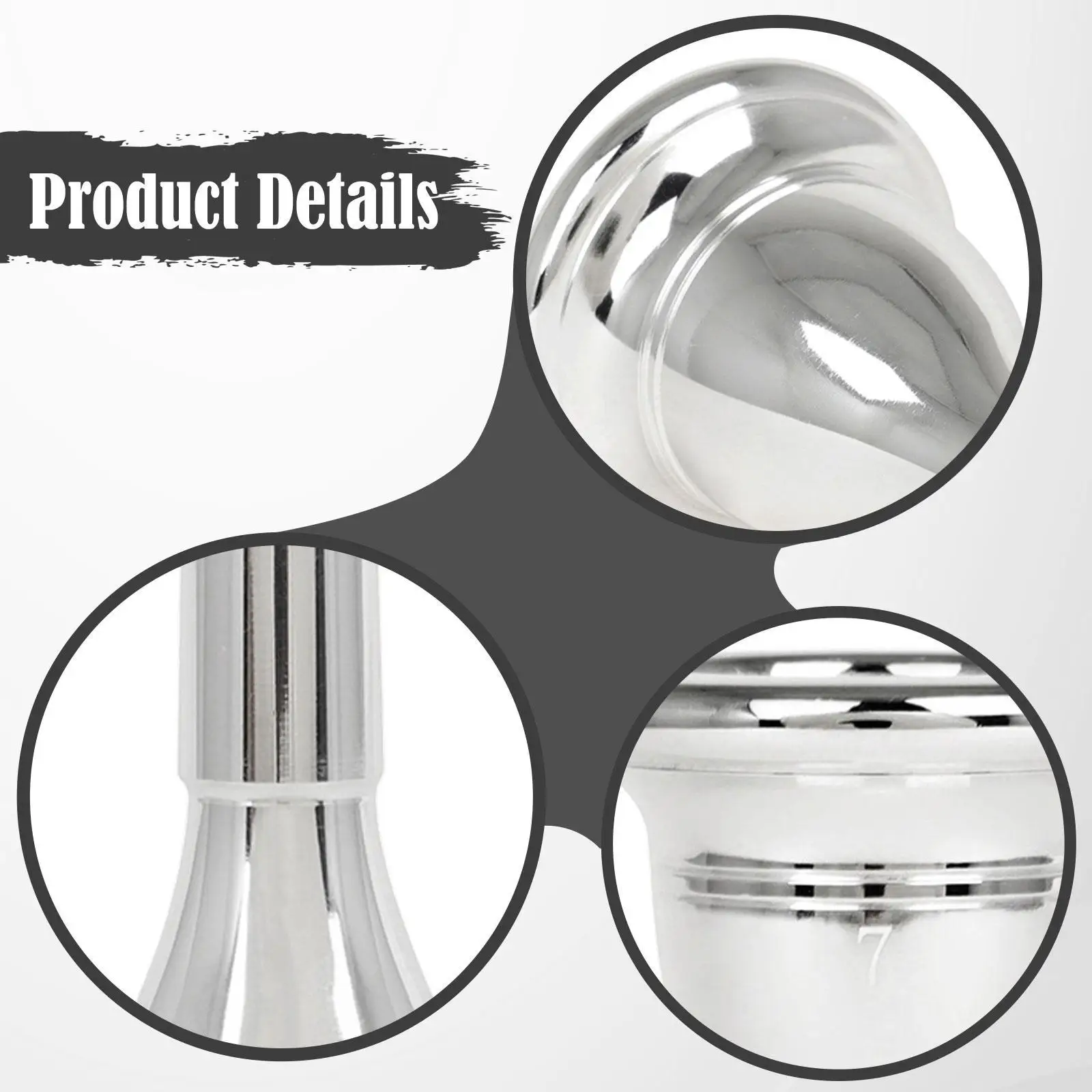 ملحقات الآلات الموسيقية من توبا، قوية ومريحة، ممتازة، تعزز الأداء للمبتدئين، قطعة الفم النحاسية