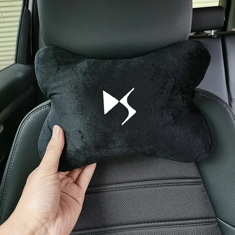 2Pcs Car Seat Headrest Neck Pillows cushion Accessories For DS SPIRIT DS3 DS4 DS4S DS6 DS7 DS9 DS5L Auto Accessories Car styling