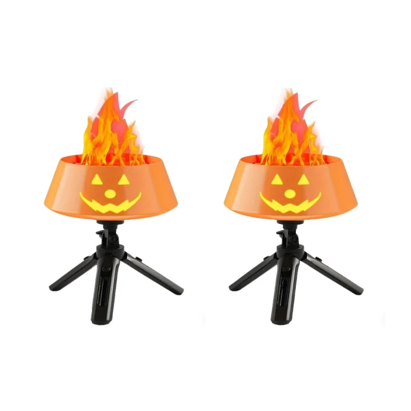 

Realistic 3D LED fire basin night light - Simulated charcoal fire basin, battery-powered, festival decoration