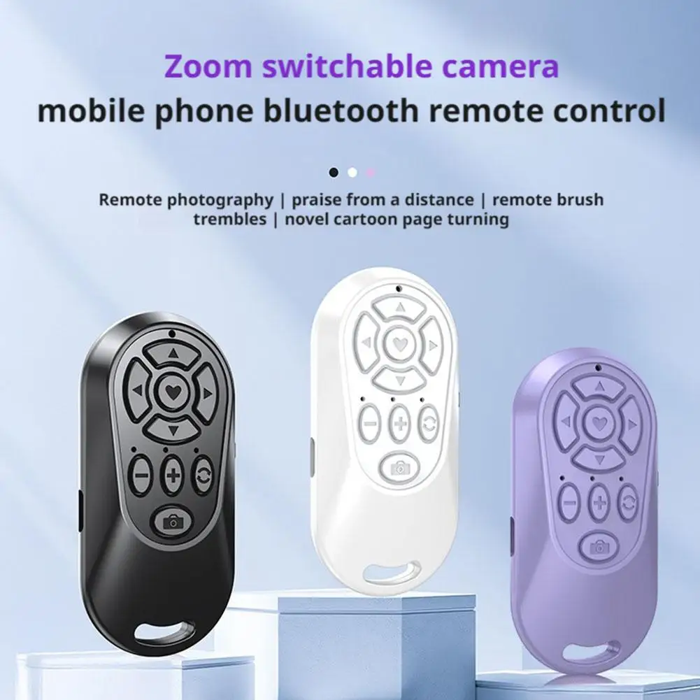 

Bluetooth-пульт дистанционного управления для селфи, беспроводная камера, пульт дистанционного управления для iPhone и Android, универсальный затвор для фото и видео Tik I8M4