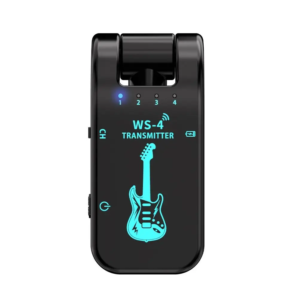 

2.4G A8 Guitar Transmitter&Receiver Rotatable USB Rechargeable Wireless Guitar Receiver Set Multifunctional Durable