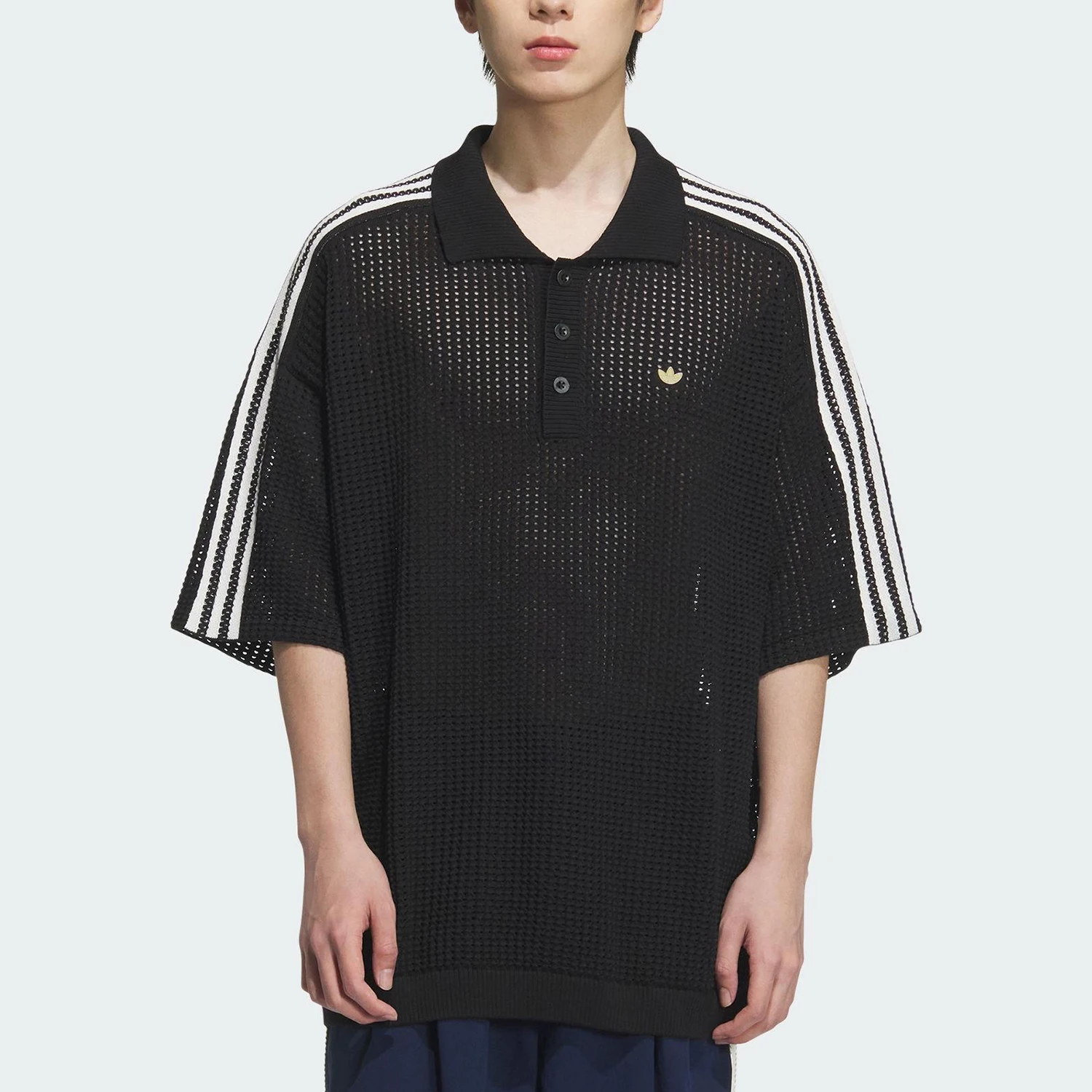 

Adidas Genuine Originals Men's Casual Knit Breathable Short Sleeve KE5815