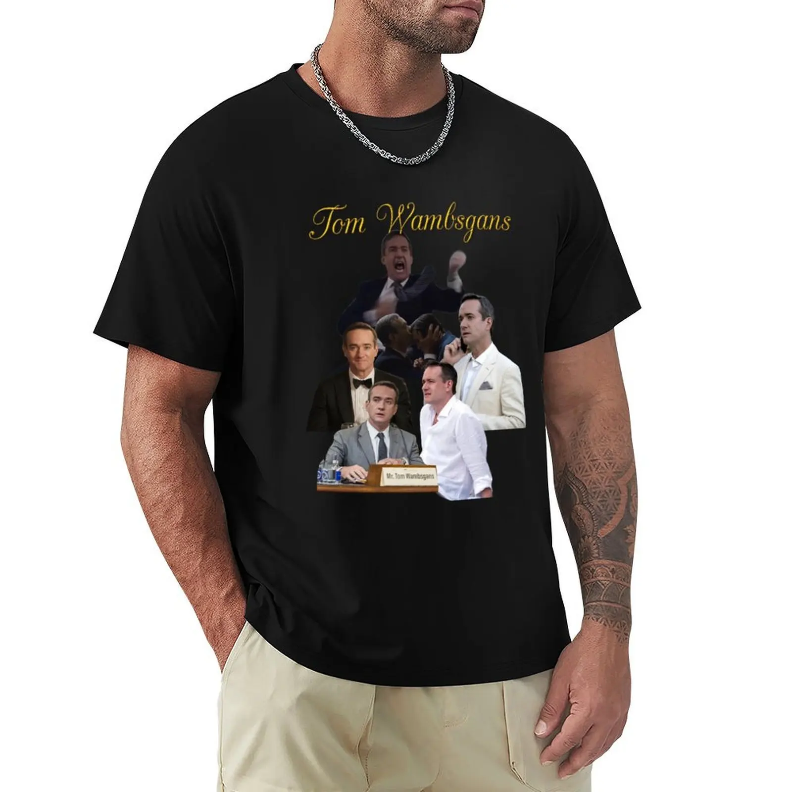 Tom Wambsgans Succession T-Shirt Lightweight Gym Training T-Shirt