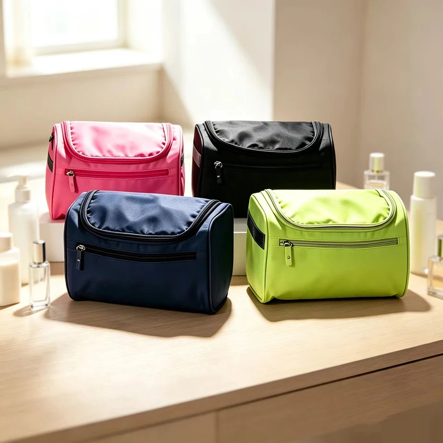 Waterproof Men Comestic Storage Bag High Capacity Nylon Travel Toiletry Organizer Hanging Women Zipper Makeup Wash Pouch