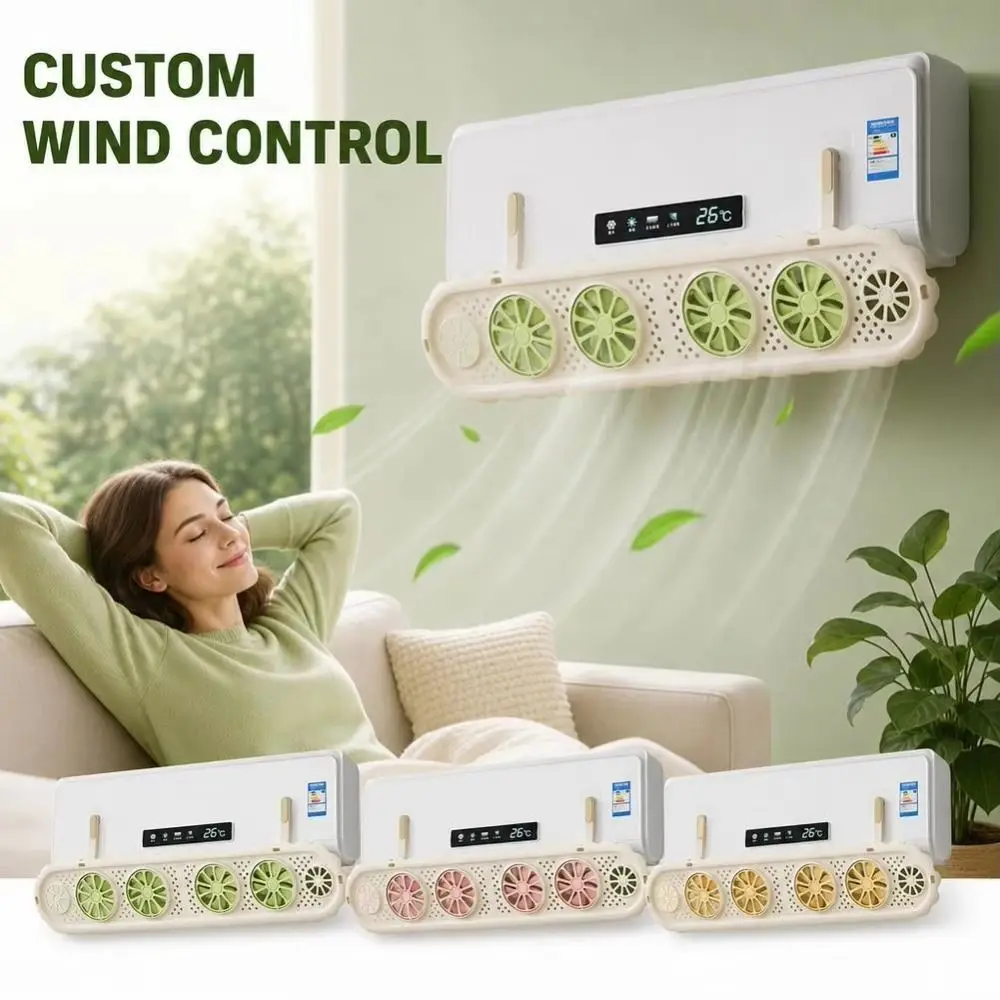 Adjustable Air Conditioner Wind Deflector Universal Reusable AC Wind Deflector Wall Mounted Air Conditioner Anti Direct Blowing
