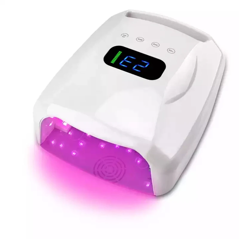 Draadloze Led Uv Nail Lamp Professionele Draadloze Oplaadbare Nail Drogen Manicure Machine 96W Lamp Voor Draagbare Gel Polish Cure