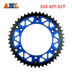 Motorcycle 45T 46T 47T 48T 49T 51T 52T Rear Sprocket For YAMAHA WR125 WR250 WR400 WR426 WR450 YZ125 YZ250 YZ400 YZ450 TTR230