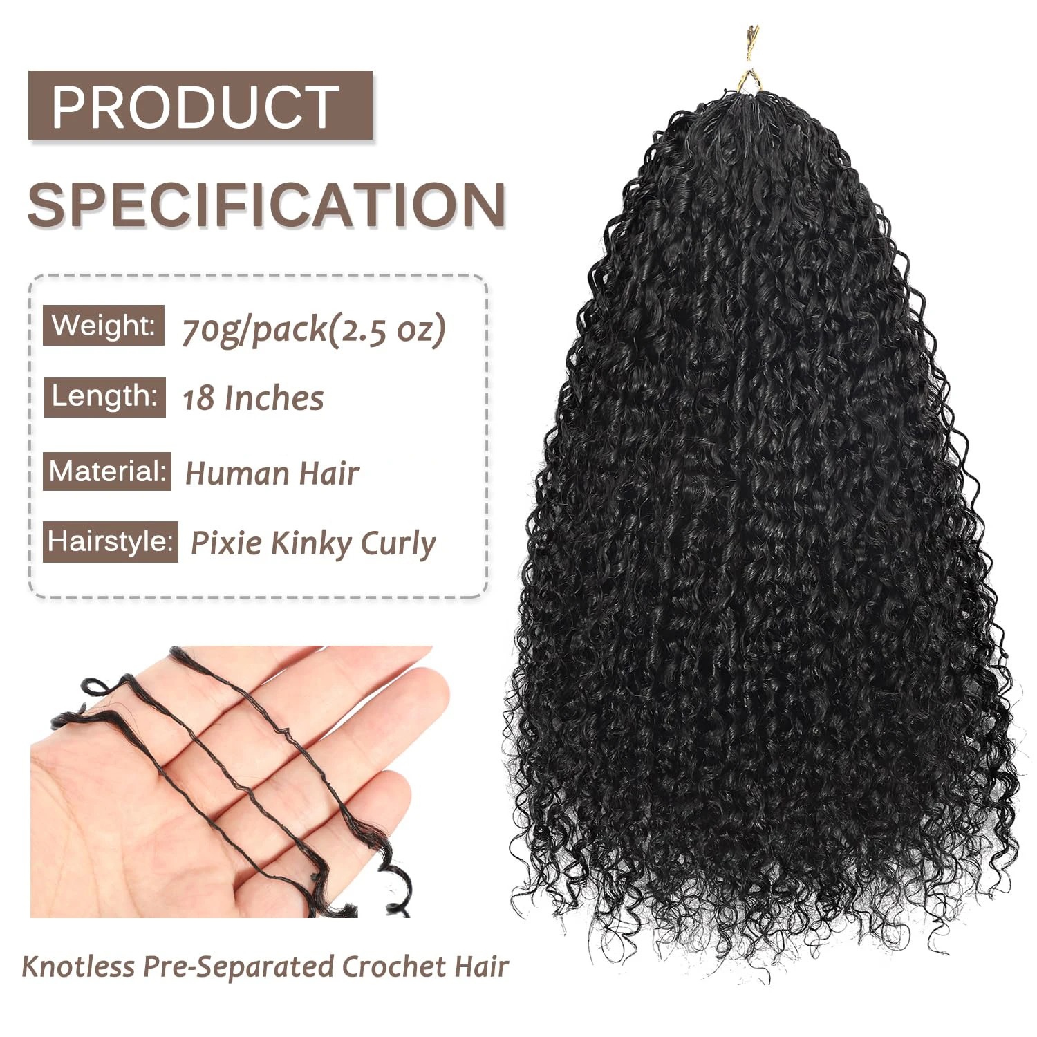 Thumbnail 2 - #59 Latest Curly Human Hair Extensions Offers