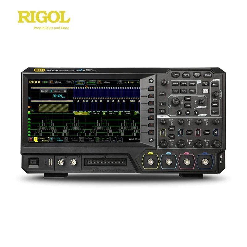 RIGOL MSO5354 series digital oscilloscope 350MHz bandwidth four-channel sampling rate 8GSa/s