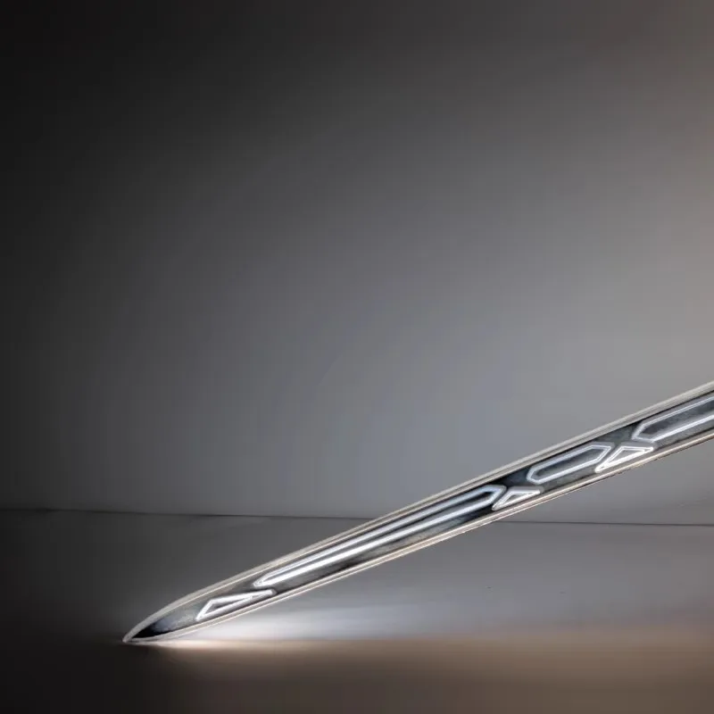 120CM The Captain II Capitano Genshin Impact Charging Luminescence Sword Cosplay Halloween Christmas Party Props for Comic Show