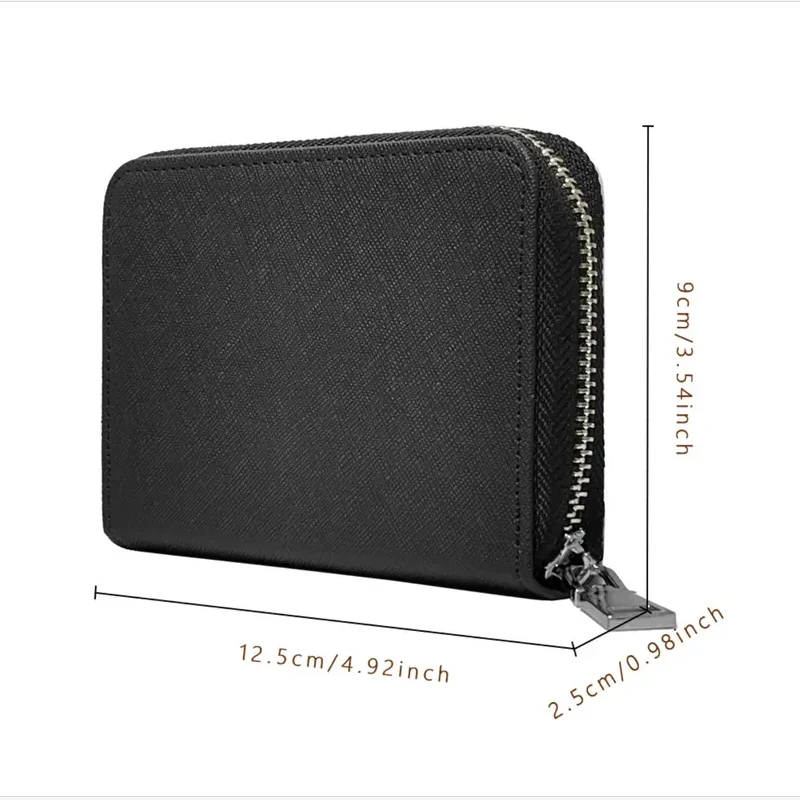 Thermal Sublimation Blank Lady Girls Wallet Bag Zipper Large Shoulder Bag Pu Leather Women Coin Purse Bag For Gift