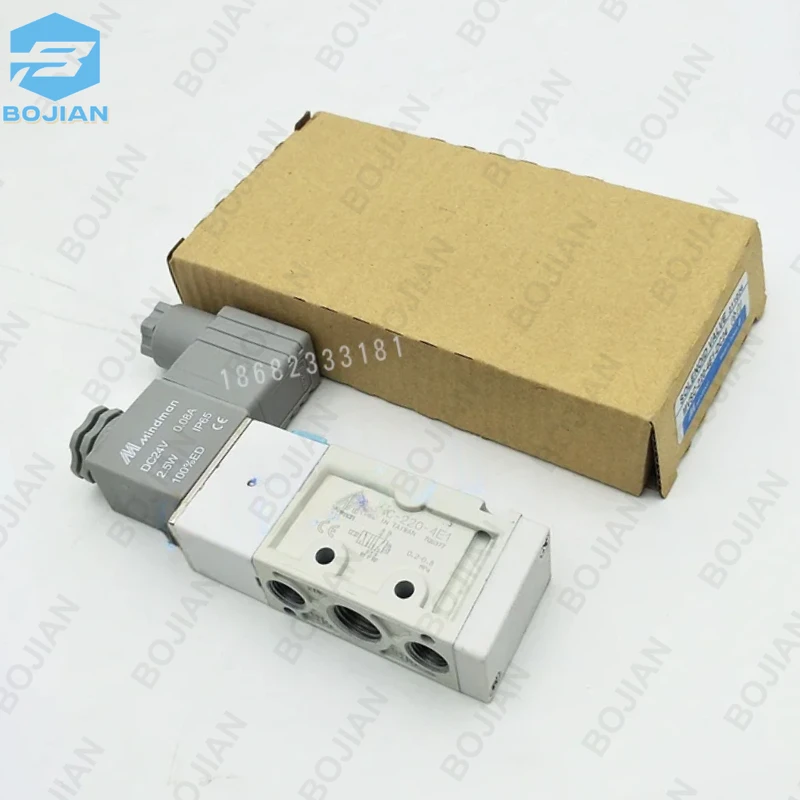 NEW Mindman Two Position Five Way Solenoid Valve MVSD MVSC-220/260/300/460-4E1 4E2 DC24V MVSC-220-4E1-AC220V