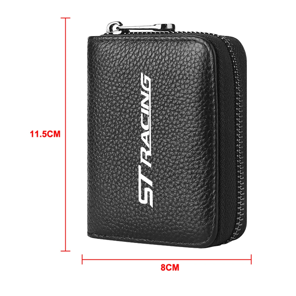 Car Wallet Driver license Credit Card Storage Bag For Ford Focus Mondeo MK1 MK2 MK4 MK3 Fiesta ST Line Kugo Transit Escape