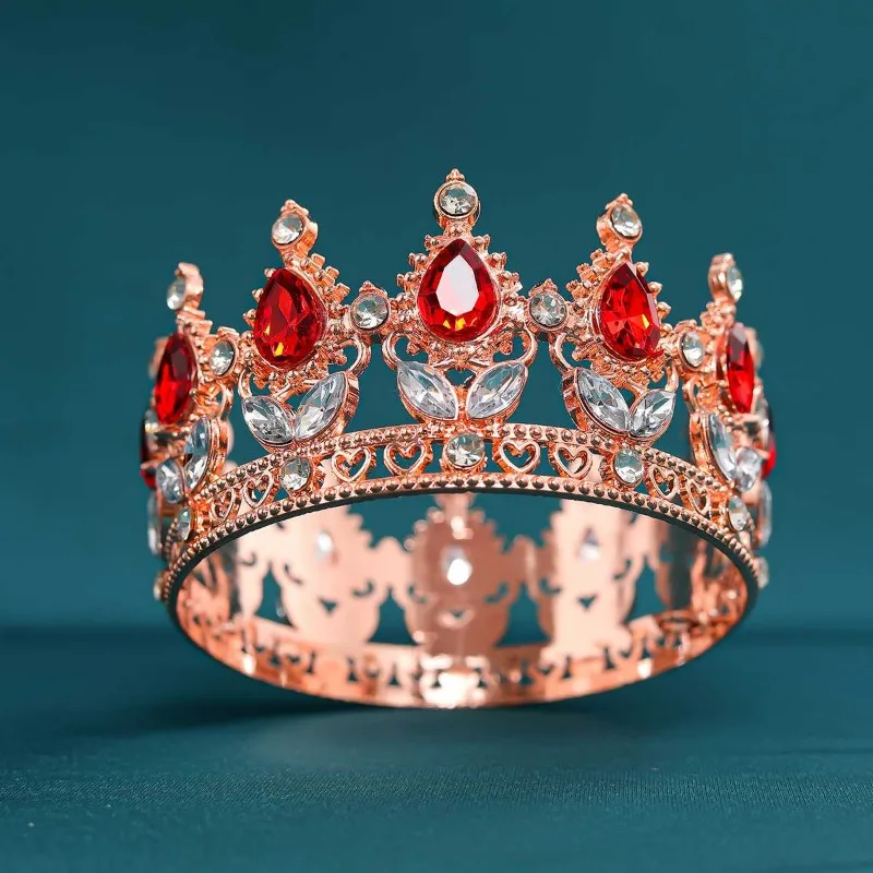 Princess Queen Bridal Small Tiaras and Crowns Prom Cake Crown Diadem Hair Ornaments Wedding Hair Jewelry Accessories