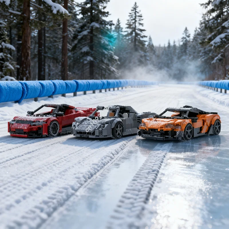 

1050pcs MOC Hypercar Holy Trinity 2 0 Model Building blocks Construction toy Assemble DIY creative Christmas gift idea Birthday