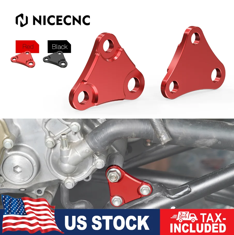 NICECNC Mocowanie silnika do Honda TRX450R 2006-2009 TRX450ER 2006-2014 2011 2010, 2 szt., ATV OEM 50351-HP1-600, akcesoria
