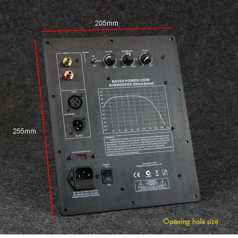 

Мощная цифровая активная плата усилителя для сабвуфера HIFI, моно-усилитель чистого баса, аудио для домашнего кинотеатра, 110-240В