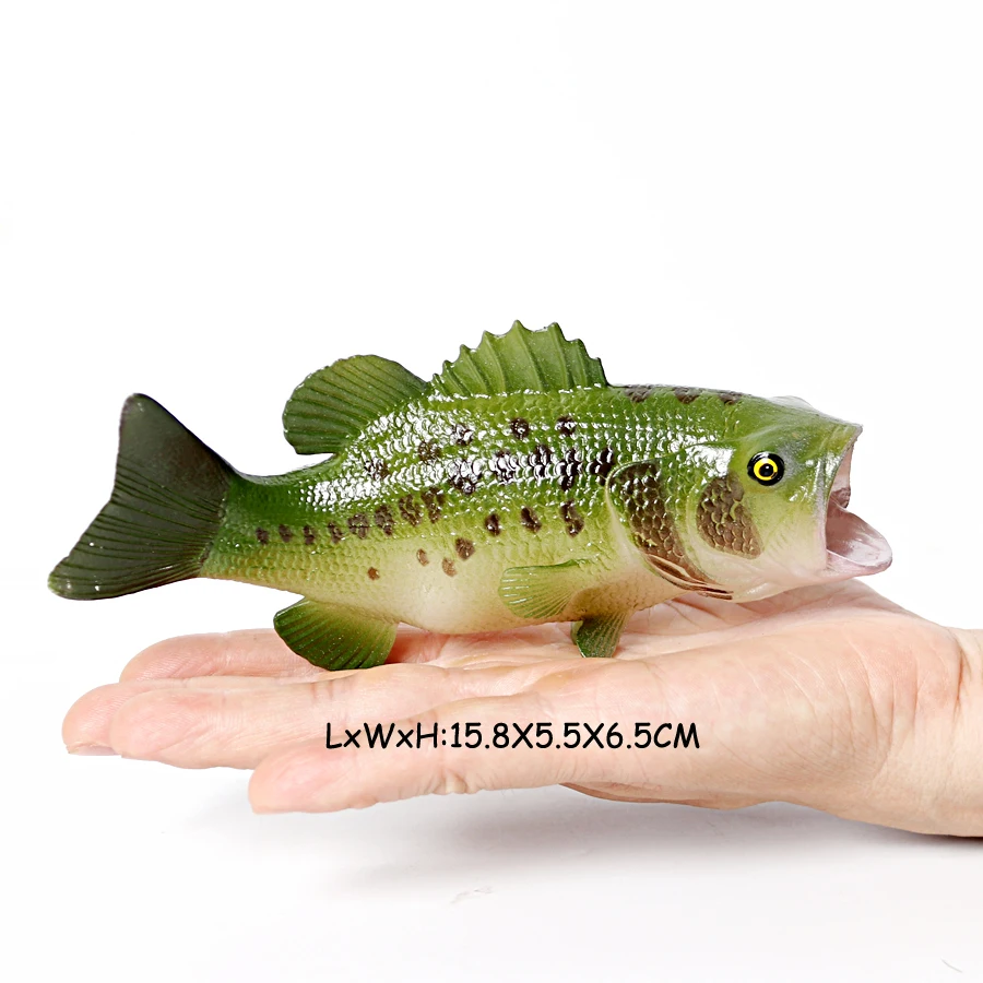 Plastic Fish Model Toys Marine Animals Action Figure Megalodon Piranha Killer Whale Beluga Shark Animal Figurines Children Toy