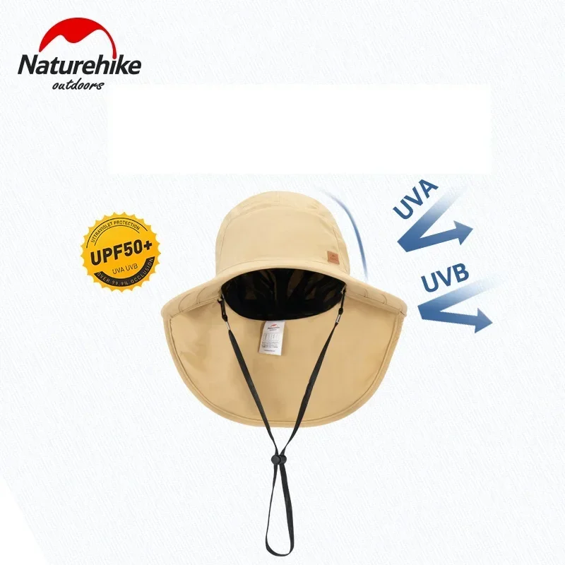 Naturehike-Folding Fisherman Hat, Outdoor Camping Hiking, Summer Protection Sun Hat