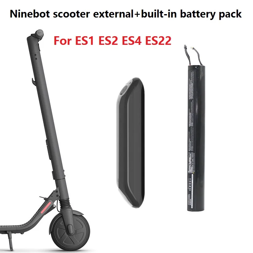 For Xiaomi Segway Ninebot ES1 ES2 ES4 E22 External Battery With Bracket or Built-in 36V 5200mah Lithium Battery pack