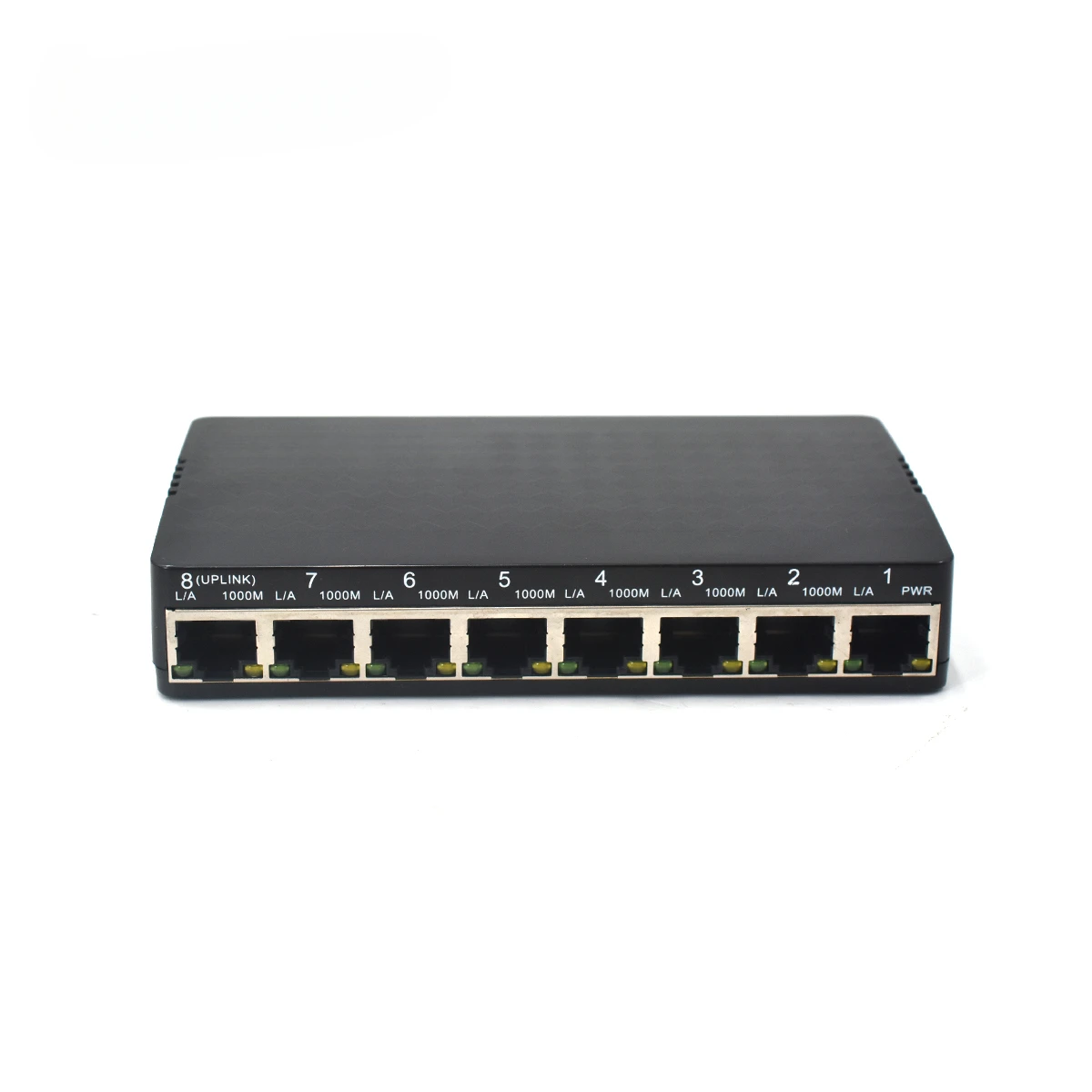 Reverse Poe Gigabit Ethernet Switch, 8 Port, 1000m, Supports VLAN Poe in Out, FTTH Home User and ONU