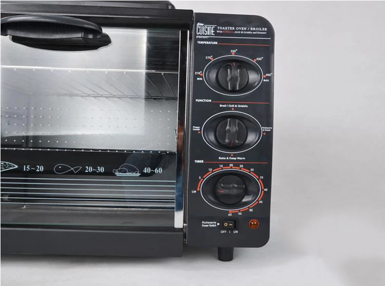 มัลติฟังก์ชั่เครื่องอบพิซซ่าเตาอบไฟฟ้าในครัวเรือนย่างเค้ก/ไก่/ปลาย่าง Macine