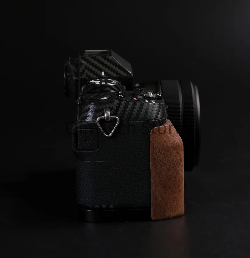 Wooden L Shape Plate Bracket Tripod Quick Release Base Ebony Hand Grip Fr Fujifilm Fuji Xs20 X-s20 Digital Camera Arca-Swiss RSS