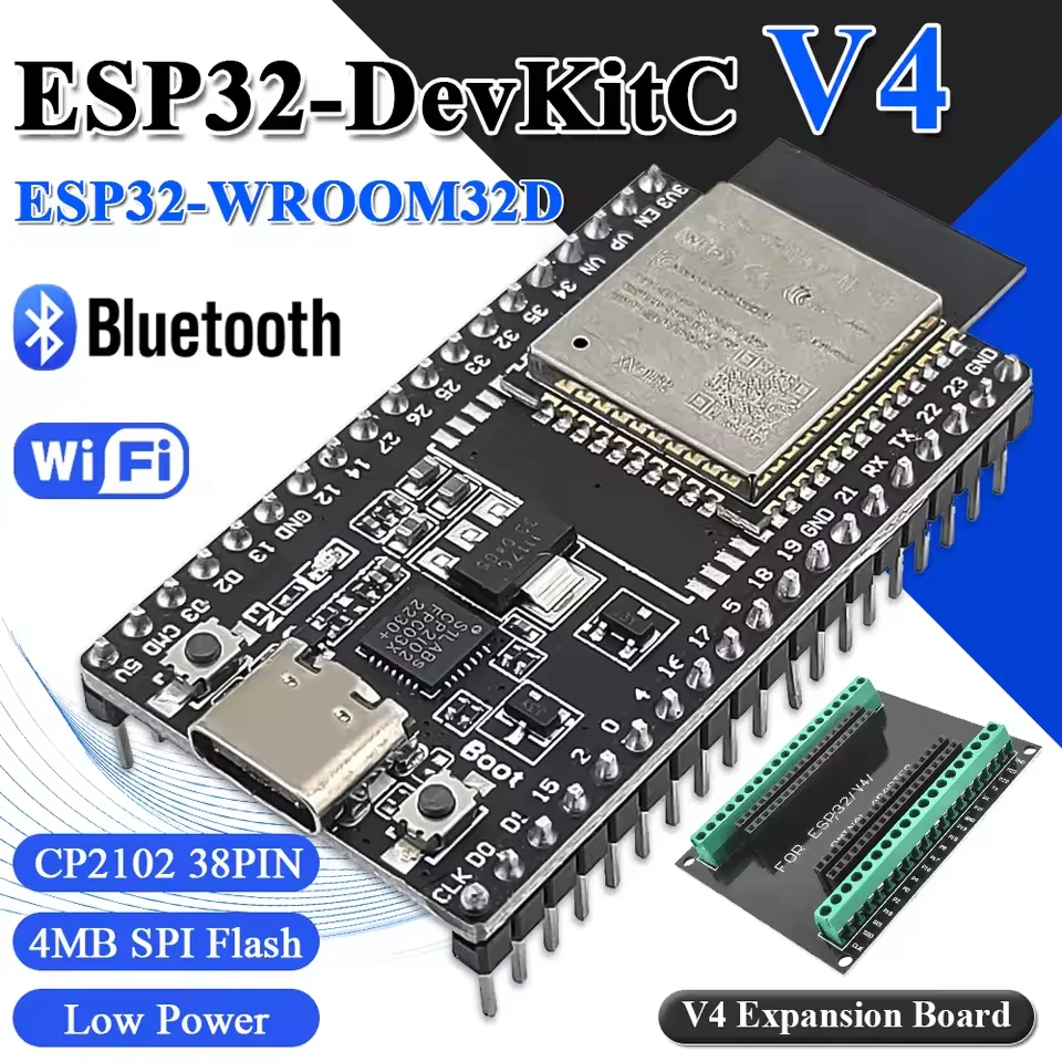Picture 3: ESP32 Development Board Wireless WiFi Bluetooth module Ultra-Low Power Consumption Dual Core 30Pin ESP32 WROOM-32 for Smart Home