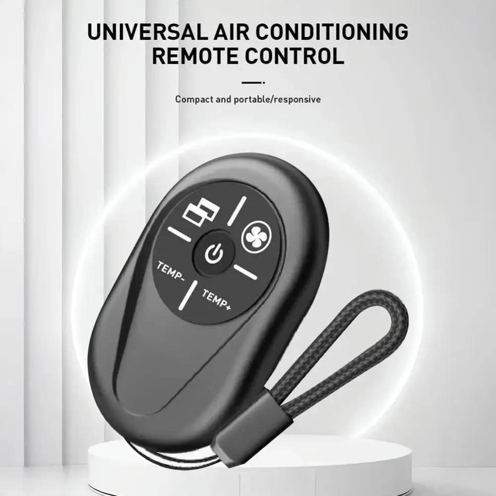 جهاز تحكم عن بعد عالمي A/C صغير متوافق مع مكيف هواء AIR متعدد العلامات التجارية وجهاز تحكم عن بعد محمول للتعلم التلقائي