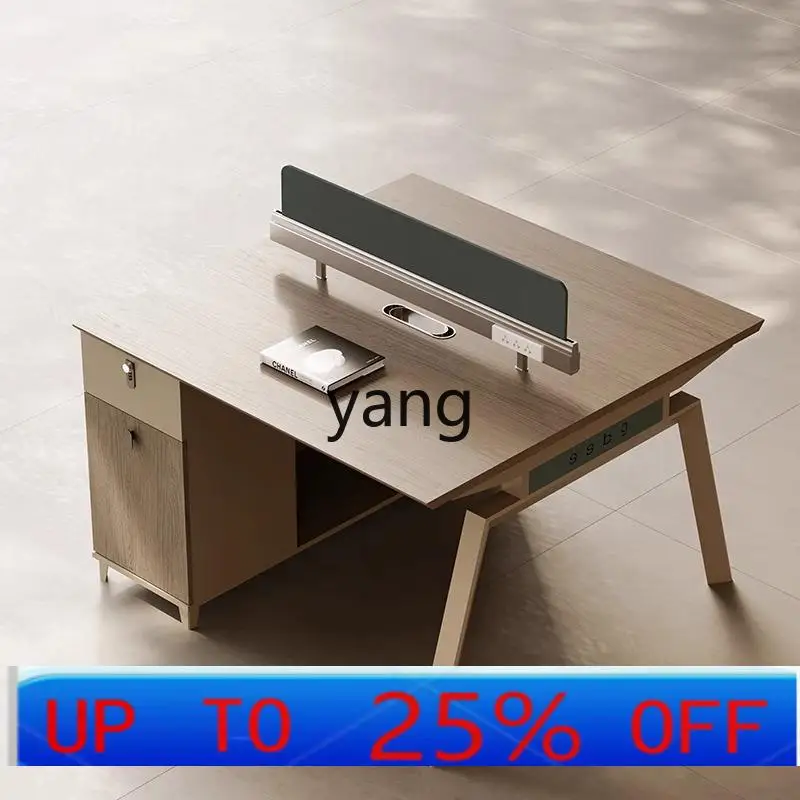 LH  modern simple four-person screen card space company office desk
