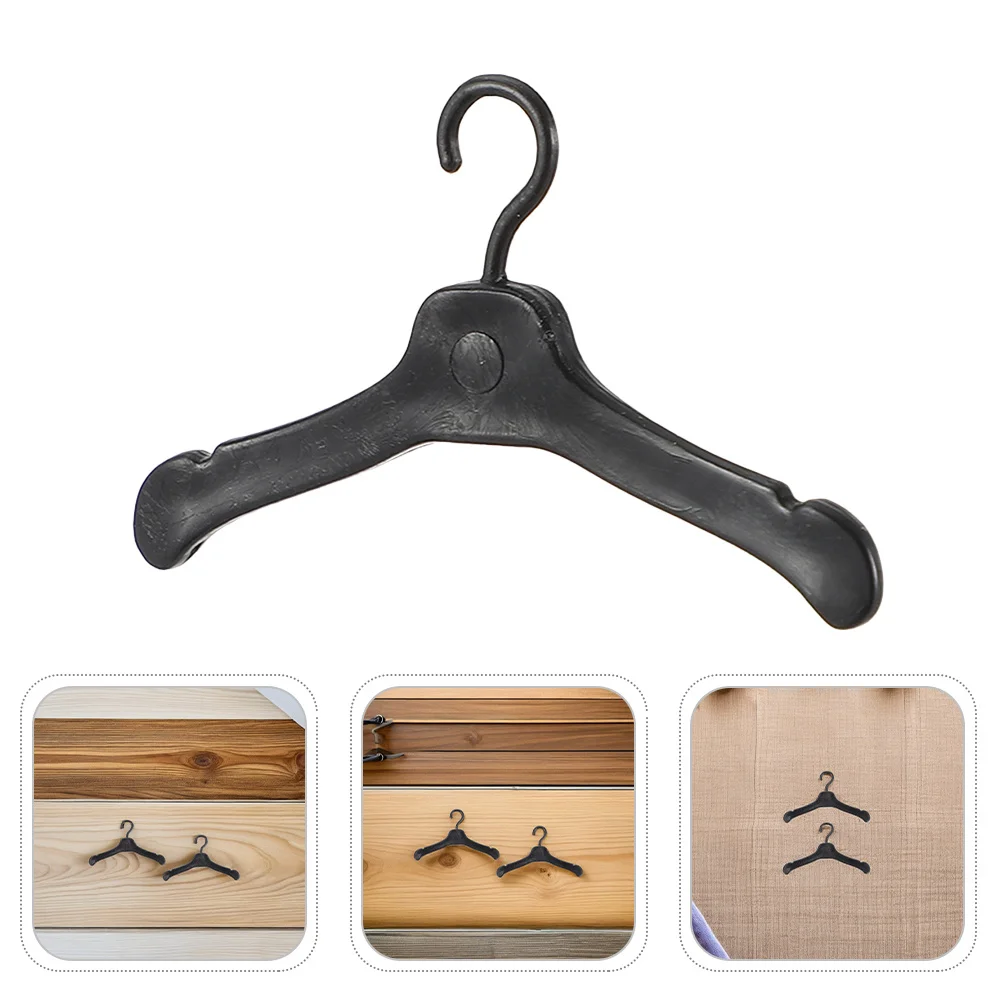 

150Pcs Miniature Hangers Versatile Usage Plastic Outfit Holder Dollhouse Clothing Organizer Clothes Hangers