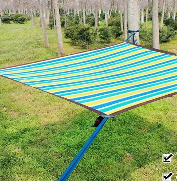 Anti UV Coffee Brown Sun Shade Sail Gazebo Sunblock Shade Cloth Sunshade Netting Terrace Balcony Screen Car Cover For Camping