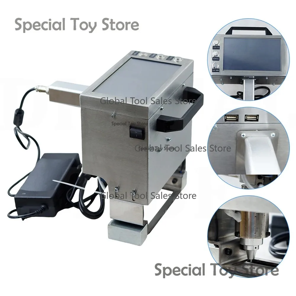 

110V 220V Low Price Handheld Dot Peen Pneumatic VIN number Marking Machine Metal Work Marking 130*30mm