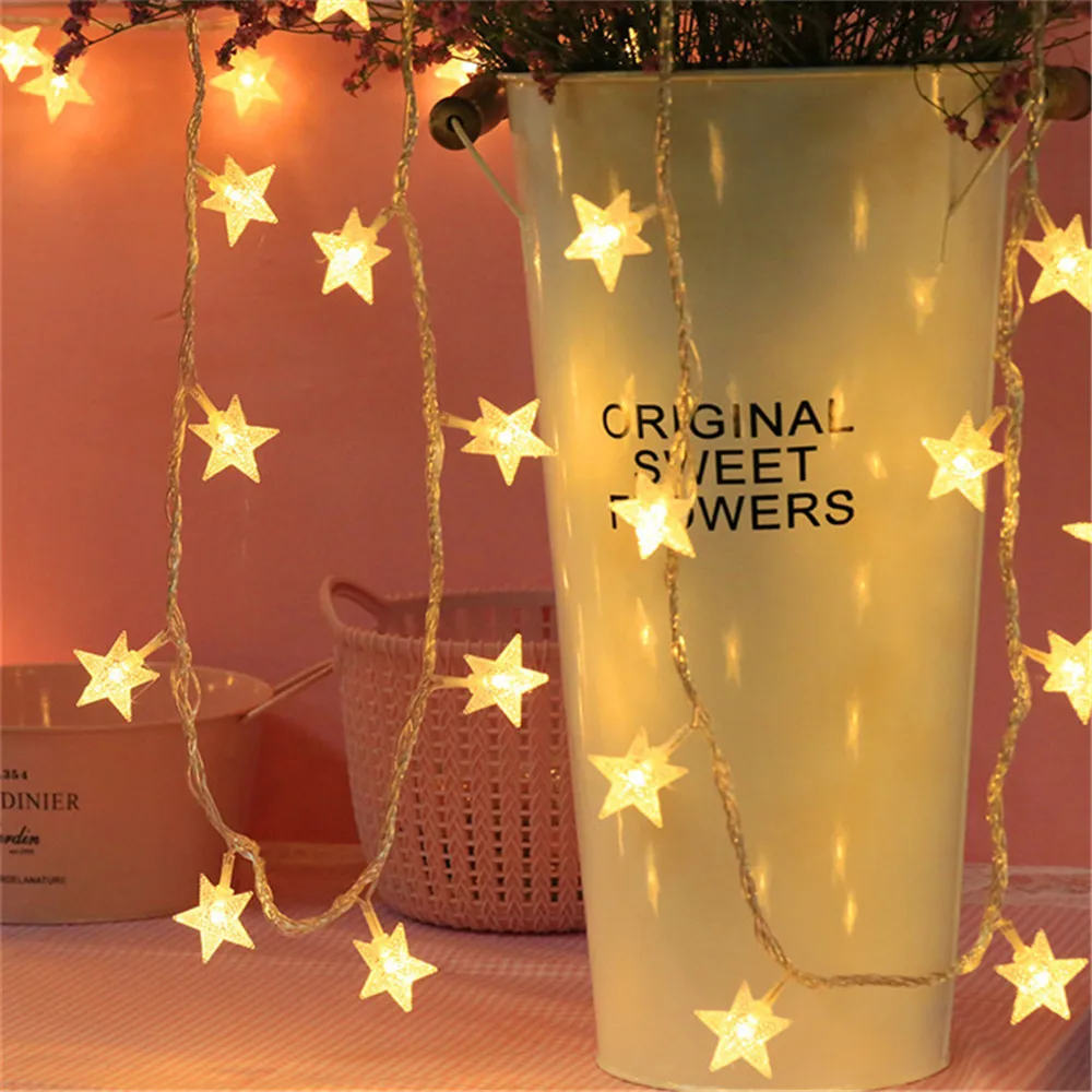 

10-80LED String Lights Star Lights Garland Lights Fairy Lights Party Home Wedding Birthday Garden Decor Garden Lights Outdoor