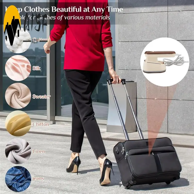 

A15F-Handheld Steamer Iron For Clothes Support Dry & Wet Ironing, 800W Mini Portable Clothes Steamer Iron, Travel