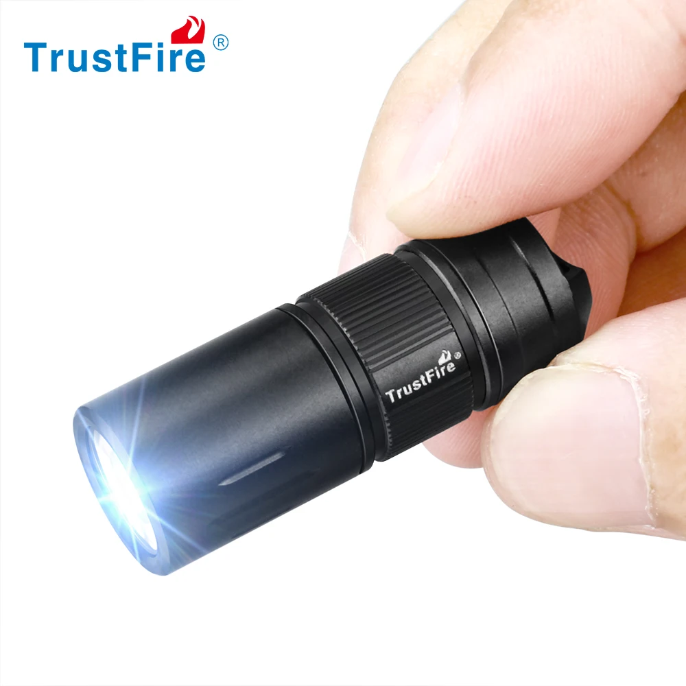 Trustfire Mini2 Mini lampe de poche LED rechargeable 220 Lumen EDC porte-clés USB Mini torche 2 Modes lanterne de poche avec indicateur LED