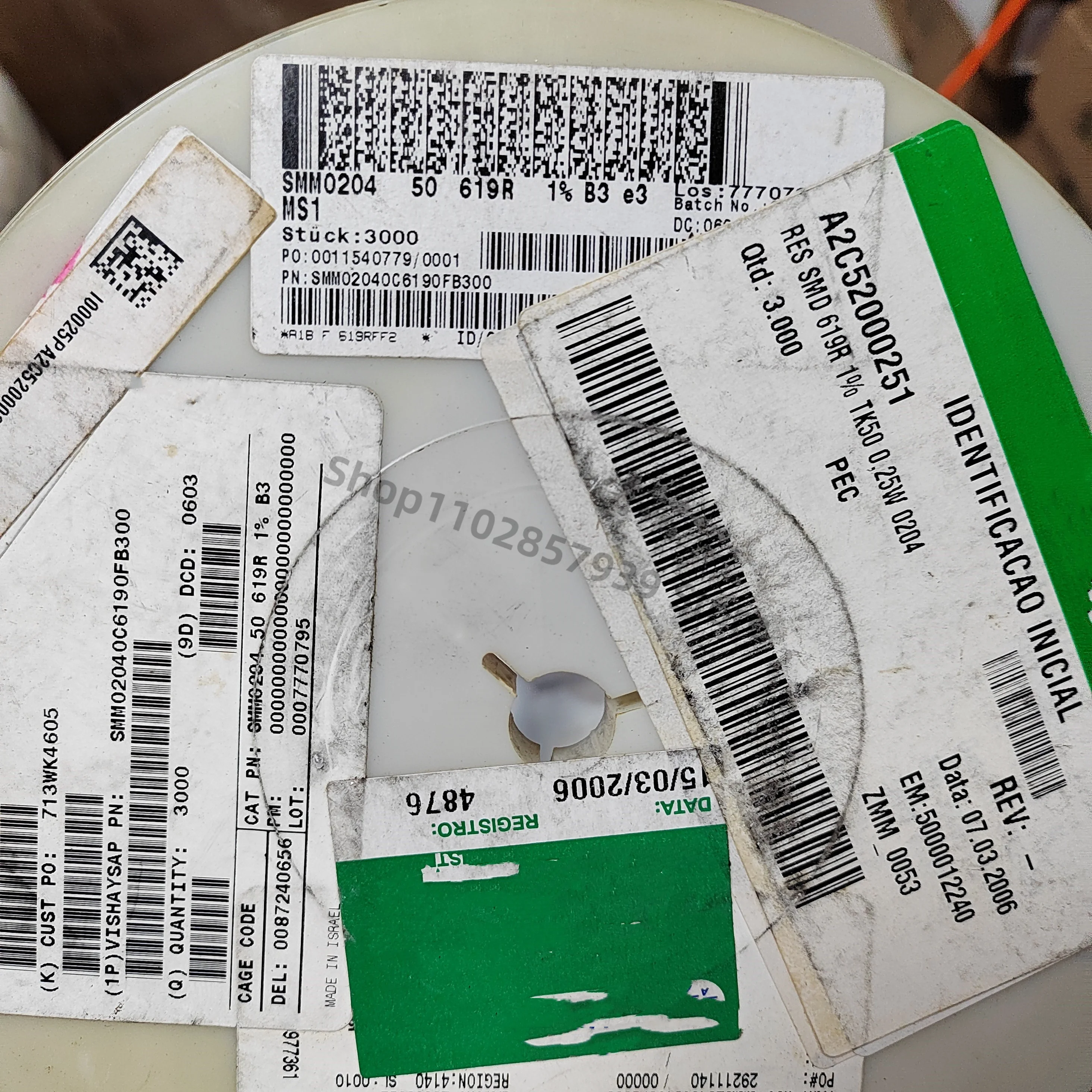 

SMM02040C6190FB300 SMD 100 шт./лот оригинальный и аутентичный, бесплатная доставка