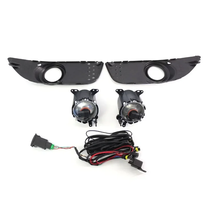 

Suitable for 08-12 Mitsubishi Lancer, front bumper fog light frame, fog light, wiring harness combination set