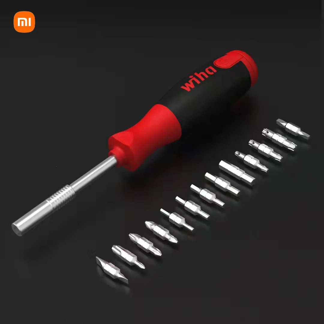 Original Xiaomi MI Mijia Wiha 26 in 1Daily Use Screw driver Kit Precision Magnetic Bits with Hidden Magazine Magic Kits Box