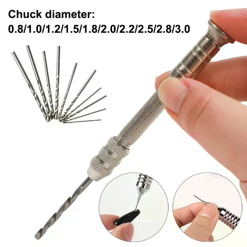 Nail Drill Pierce Bit For Jewelry Open Ring Nail Art Decorative Piercing Tungsten Steel Grinding Head Precise Hole Punching Tool