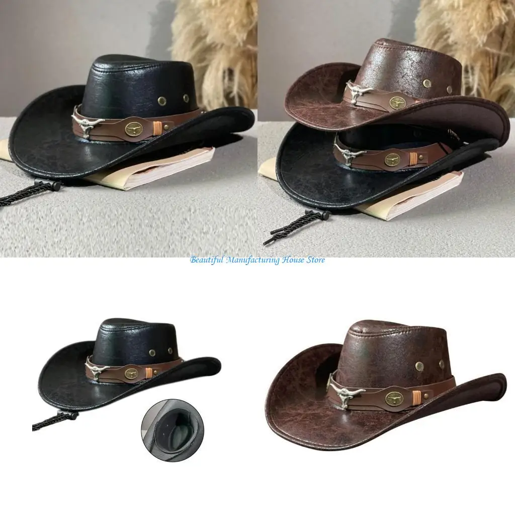 

E56A Товары для покупок и путешествий в стиле западной ковбойской шляпы для девочек, украшение для домашнего фестиваля