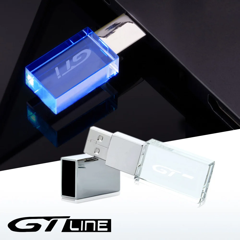 Car glass USB drive Color dimming car accessories for Peugeot gt gti gtline 508 5008 3008 208 2008 308