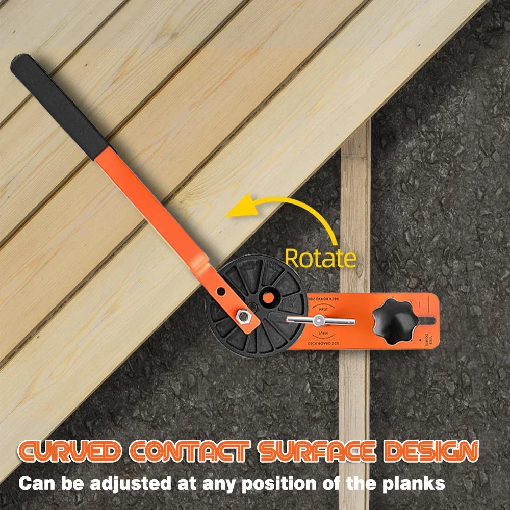 Deck Bending Bow Straightening Tool Board Bender Universal Bowl Holder Composite Decking Boards Fit Wooden and Metal Joints