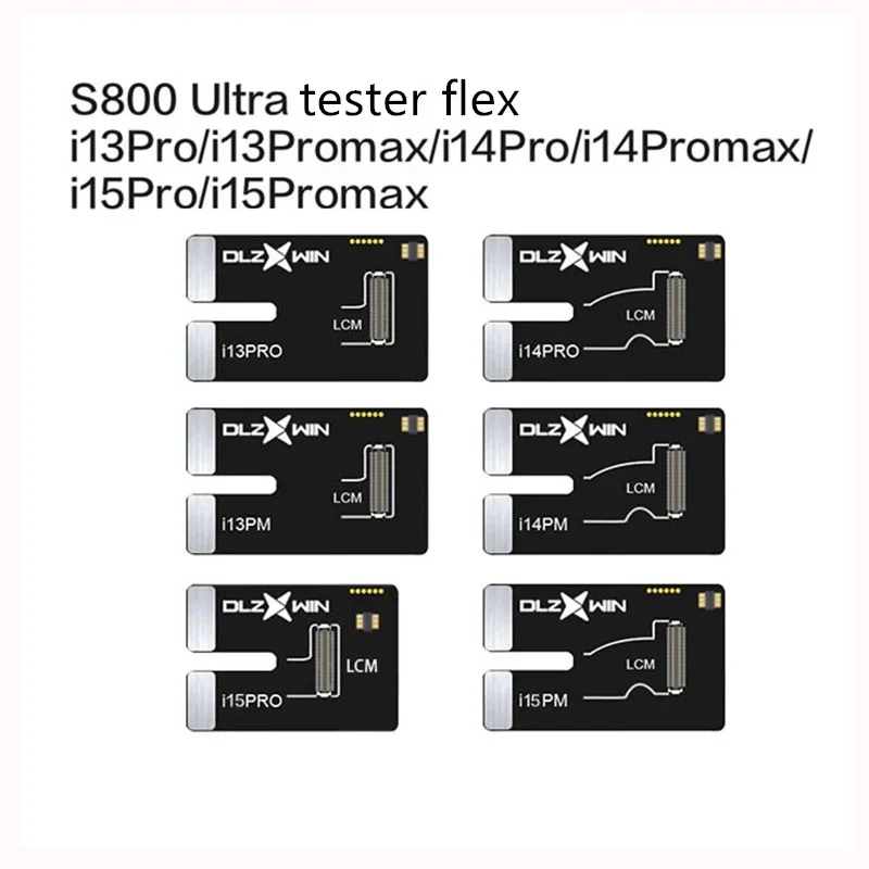 S800-Ultra LCD Testing Cable For iP13Pro/13PM/14Pro/14PM/15Pro/15Pro Max And Pad 10/11inch/Air4/5/6/Mini6 Display Function Test