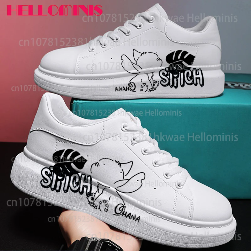 Stitch shoes Sneakers Men Women couple casual Shoes Male Platform kateboarding Fashion Girls Casual Shoes flats 3D graffiti