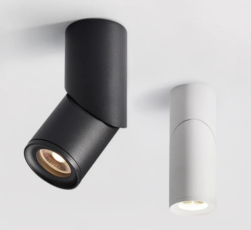 表面実装調光可能シリンダー型ledダウンライト-7w-9w-12w-cob天井スポットライト-丸型ランプ